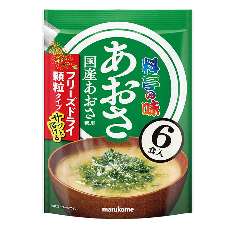 お徳用 フリーズドライ 料亭の味あおさ 顆粒タイプ 6食入