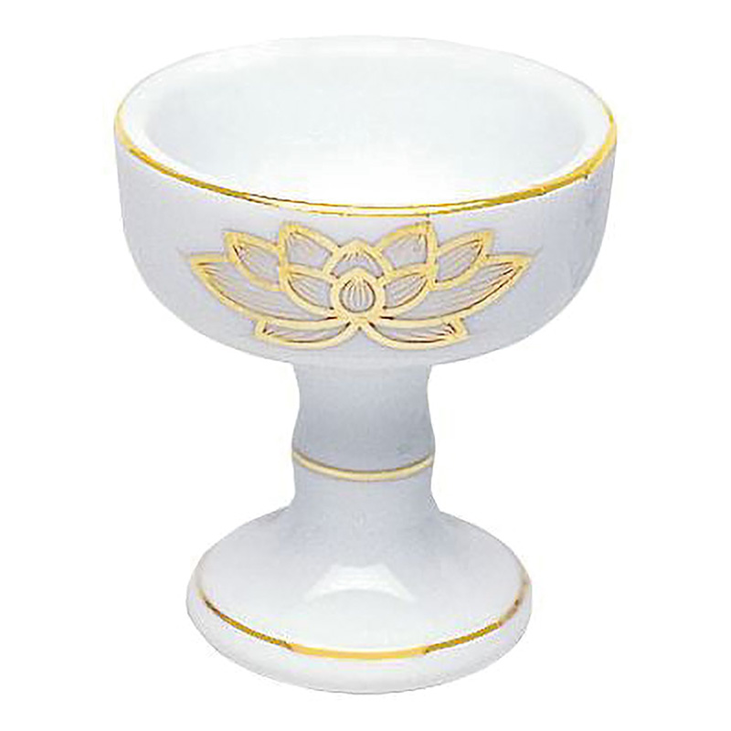 白上金ハス 中仏器