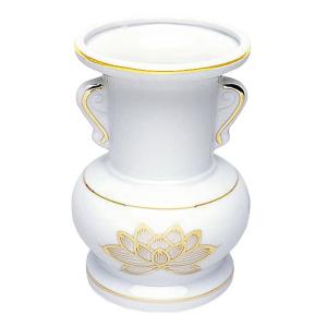 白上金ハス大玉仏花 4寸