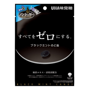 ノンシュガー ブラックミントのど飴 75g