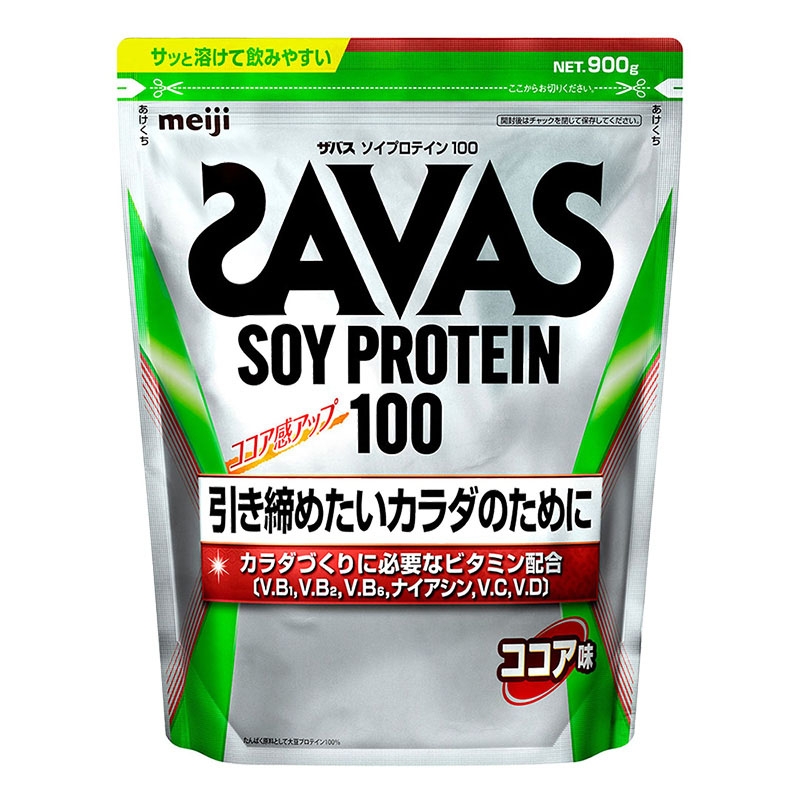 ザバスソイプロテイン100ココア45食分 900g