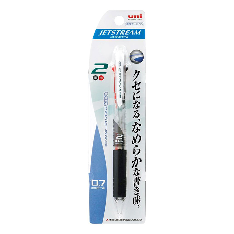 ジェットストリーム 2色 0.7mm 1P 透明