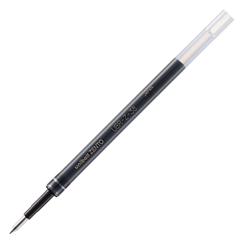 ユニボール ゼント 水性インクボールペン 替芯 0.38mm 黒 UBRZ38.24