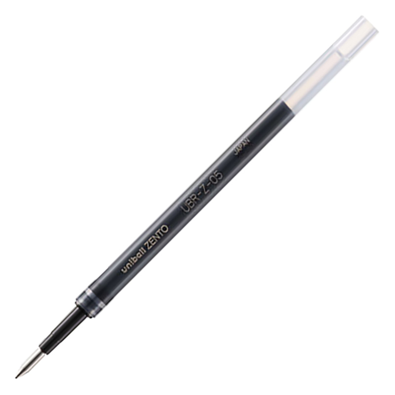ユニボール ゼント 水性インクボールペン 替芯 0.5mm 黒 UBRZ05.24