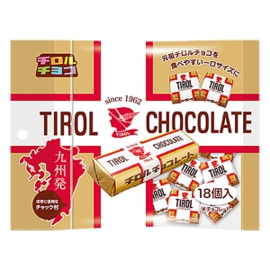 チロルチョコ＜ミルクヌガーパック＞ 18個入
