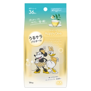 ハッピーデオ ボディシート うるサラ ホワイトティー 36枚入
