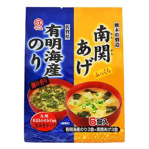 南関あげと有明産海苔のみそ汁 6P