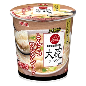 明星 大砲ラーメン監修 とんこつワンタンスープ 28g