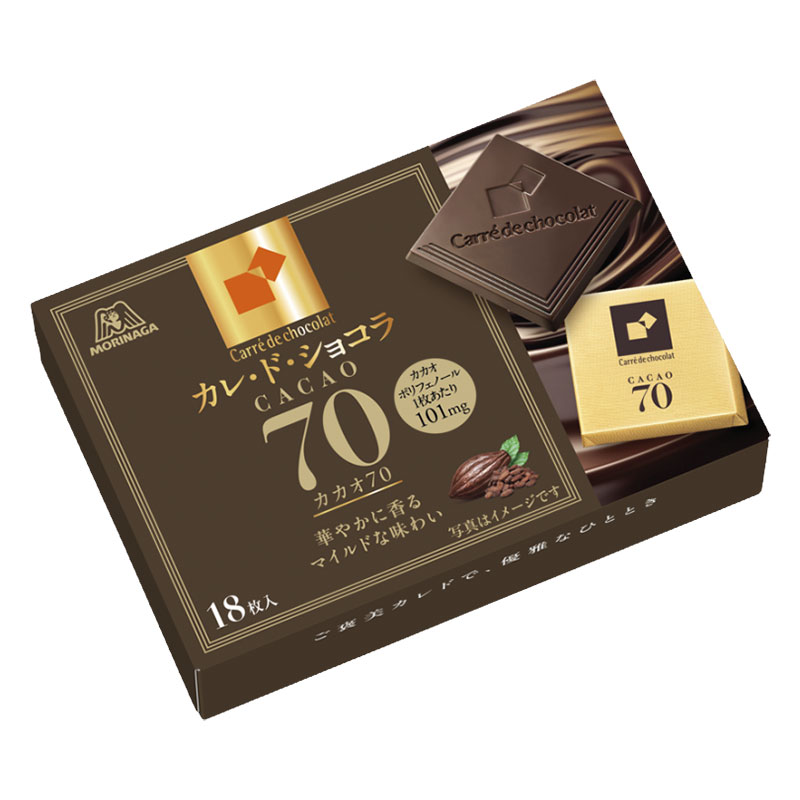 カレ・ド・ショコラ カカオ70 18枚入