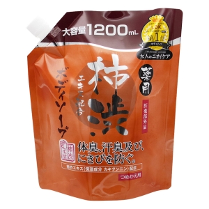 薬用 柿渋エキス配合ボディソープ 大容量【医薬部外品】 1200ml