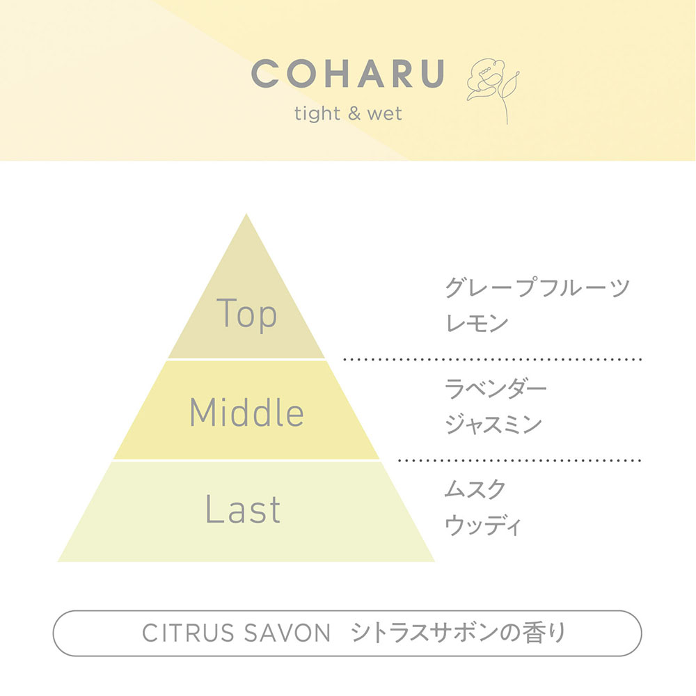 COHARU スタイリングオイル <タイト&ウェット> 60ml