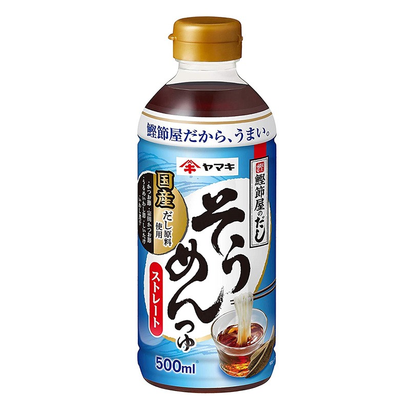 ヤマキ ストレートそうめんつゆ 500ml