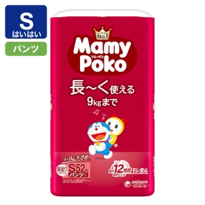 マミーポコ パンツ ドラえもん Sサイズ(4-9kg) 52枚