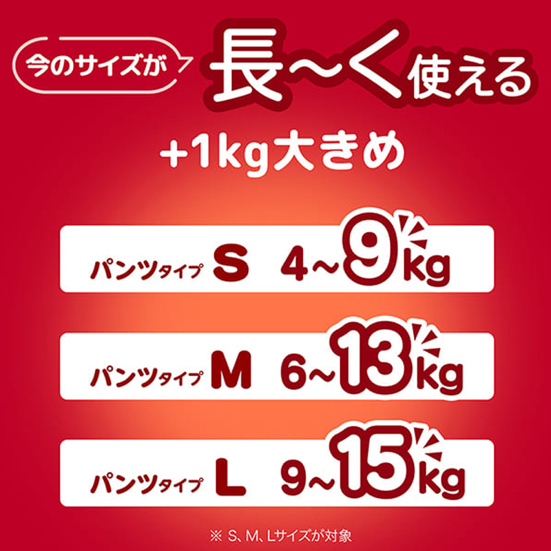 マミーポコ パンツ ドラえもん オムツ ビッグより大きいサイズ(13~28kg)36枚