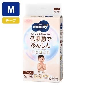 ナチュラル ムーニー Mサイズ 46枚