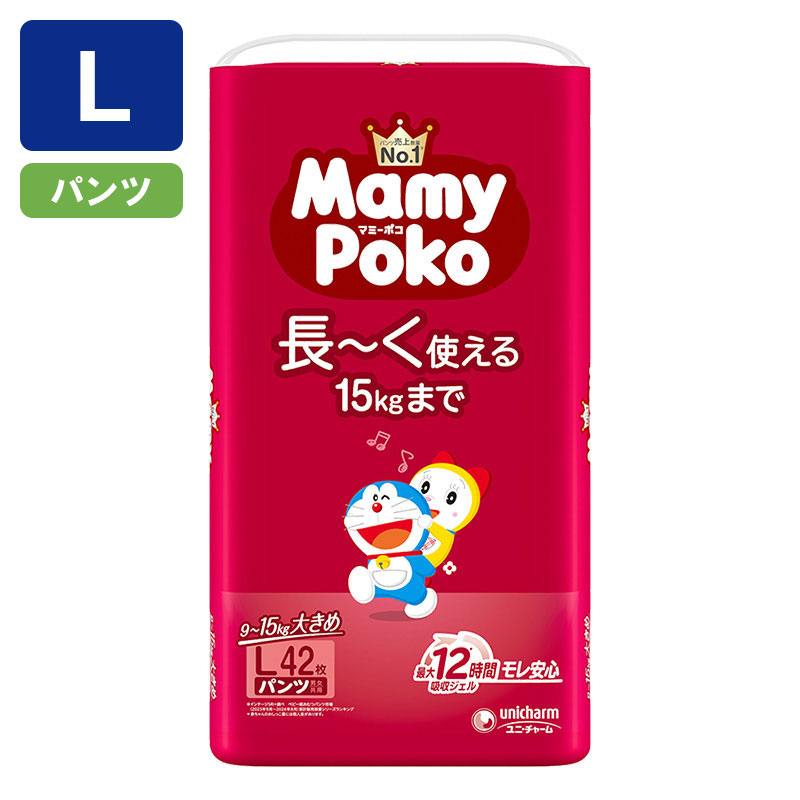 マミーポコ パンツ ドラえもん Lサイズ 42枚