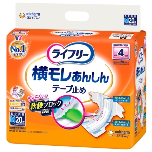 ライフリー  横モレあんしんテープ止め M 20枚