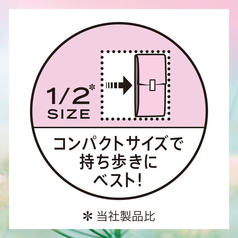 センターイン コンパクト1｜2フローラル多い夜用12枚