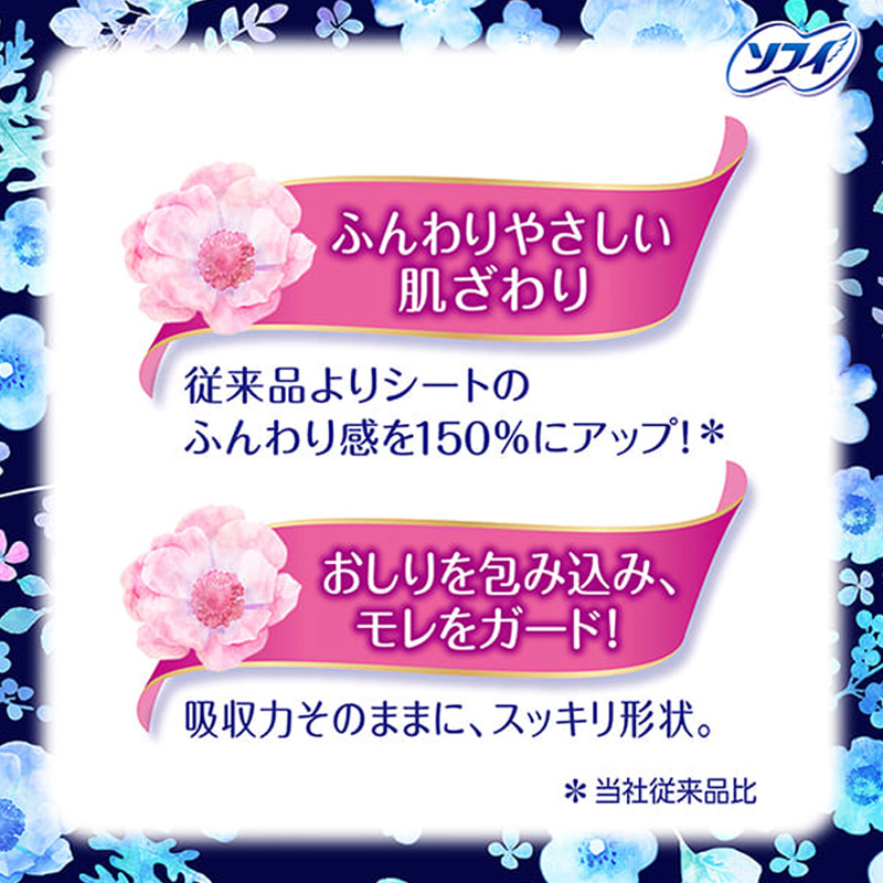 ソフィ はだおもい 極うすスリム 特に多い夜用 羽つき 40cm 9コ入