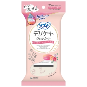 ソフィ デリケートウェットシート フローラル 10枚入