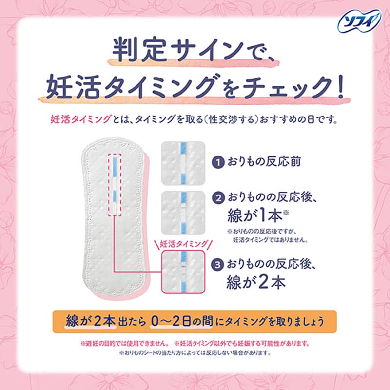 ソフィ妊活タイミングをチェックできるおりものシート 5個