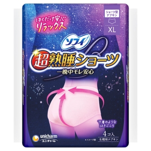 ソフィ 超熟睡ショーツ XL 4枚