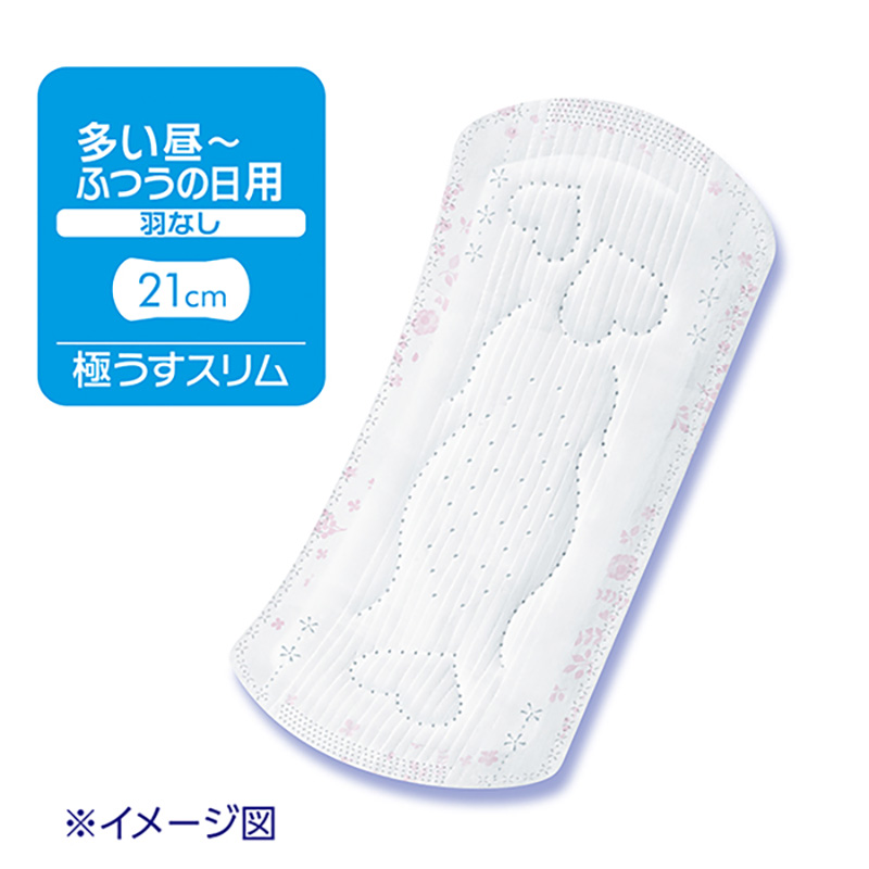 ソフィ はだおもい 極うすスリム 多い昼 ふつうの日用 羽なし 21cm 42枚入