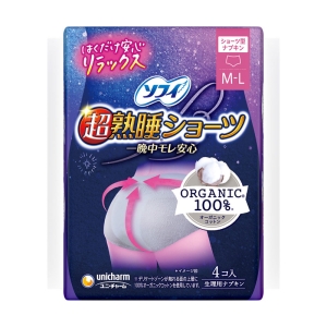ソフィ 超熟睡ショーツ M~L 4枚