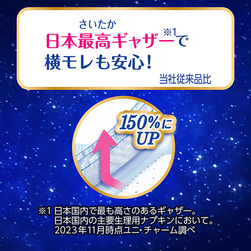 ソフィ 超熟睡ガード330 特に多い夜用 33cm 羽つき 22枚入【医薬部外品】