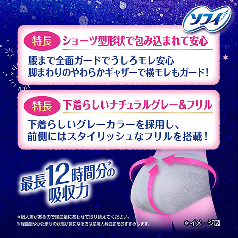 ソフィ超熟睡ショーツ オーガニックコットン M－L 7枚入【医薬部外品】