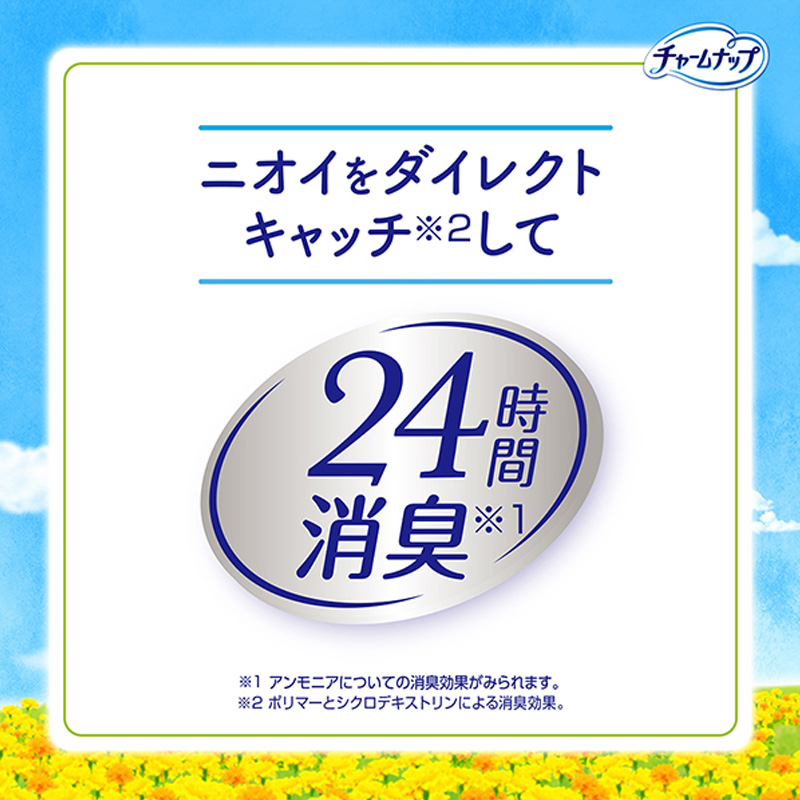 チャームナップ 吸水さらフィ ロングパンティライナー 10cc ピュアソープの香り 19cm 28枚