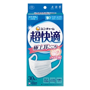 超快適マスク 極上耳ごこち ふつう 30枚入