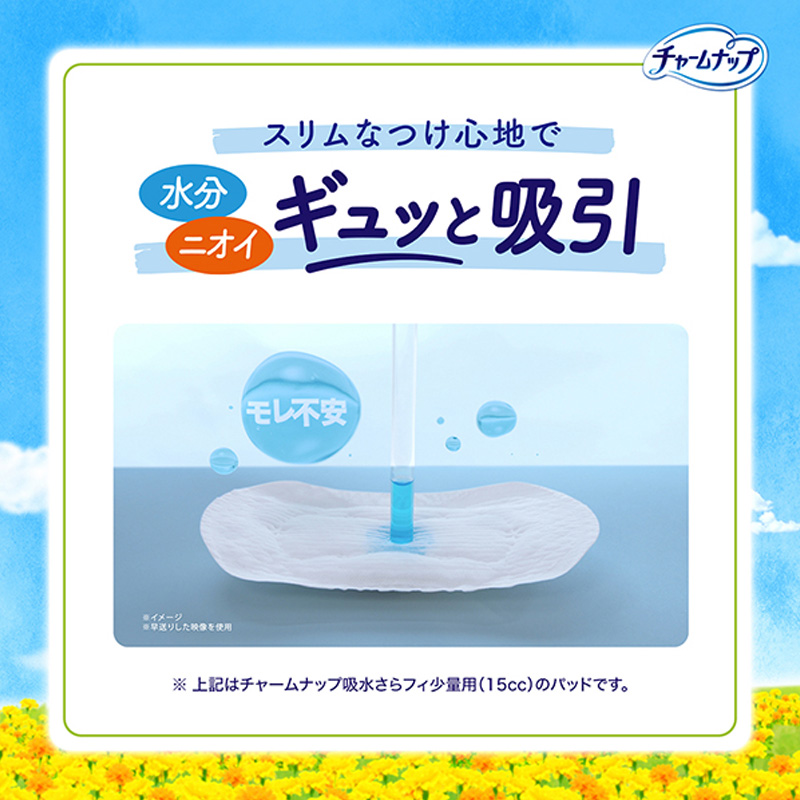 チャームナップ 吸水さらフィ パンティライナー 微量用 5cc 消臭タイプ 17.5cm 32枚