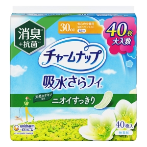 チャームナップ 吸水さらフィ 安心の少量用 30cc 消臭タイプ 23cm 40枚入