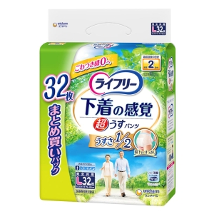 ライフリー 超うす型下着感覚パンツ L 32枚