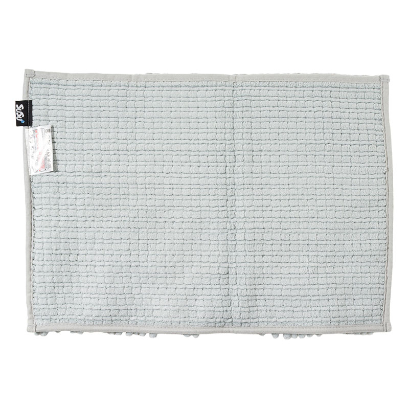 SUSU 抗菌ストロング WバスマットEC 40×60cm グレー