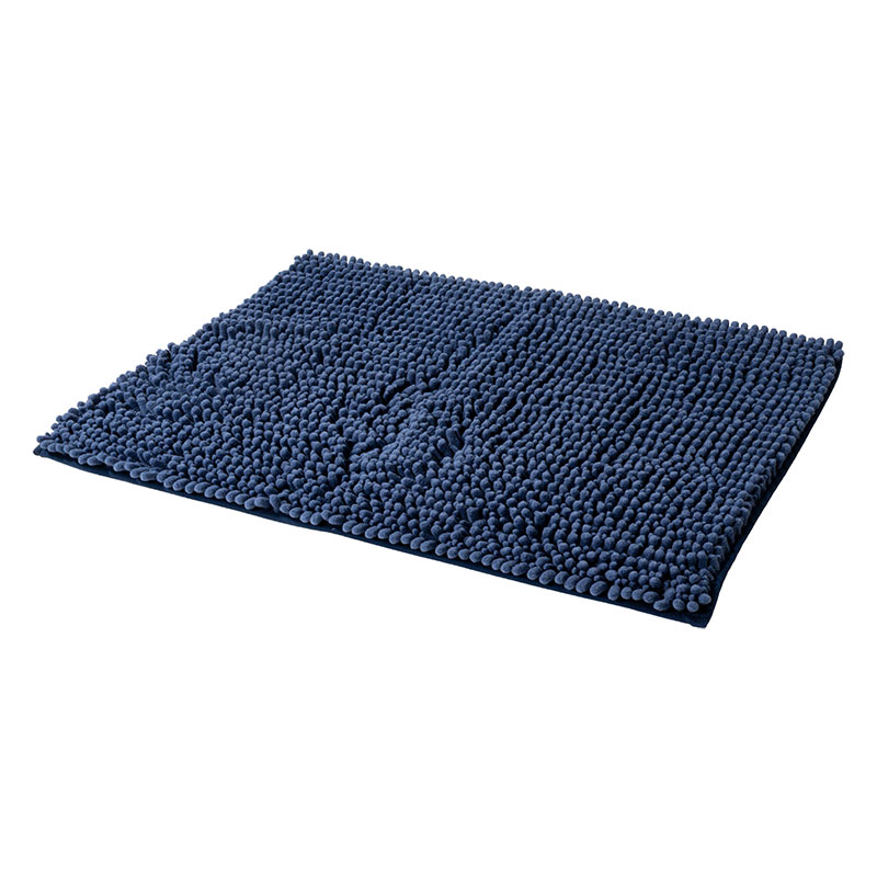 SUSU 抗菌ストロング WバスマットEC 50×70cm ネイビー
