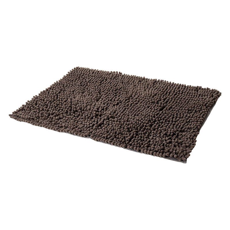 SUSU 抗菌ストロング WバスマットEC 50×70cm ブラウン