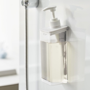 【お取り寄せ商品】たっぷり洗剤が出るマグネットディスペンサー ボディソープ MIST(ミスト) ホワイト