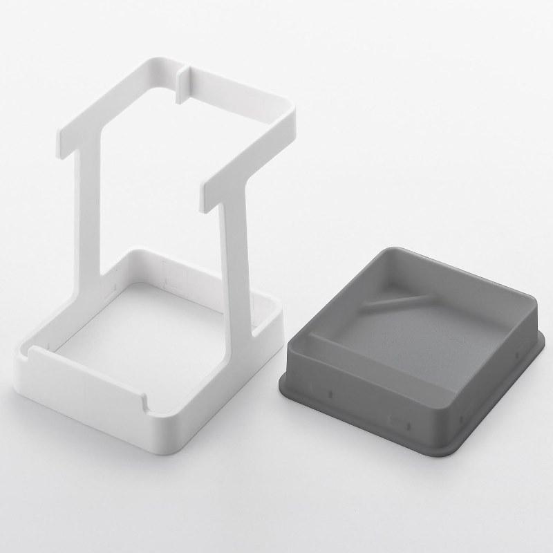 【お取り寄せ商品】お玉&菜箸&鍋蓋スタンド Plate(プレート) ホワイト