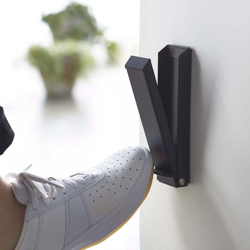 【お取り寄せ商品】マグネット 折り畳みドアストッパー smart(スマート) ブラック