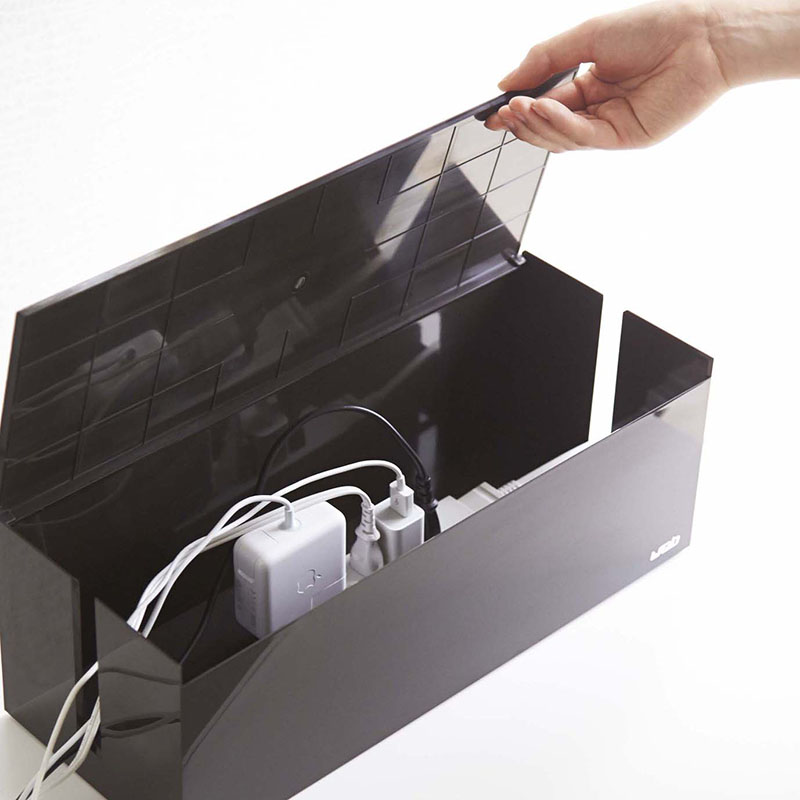 【お取り寄せ商品】ケーブルボックスL web (ウェブ ) ブラウン