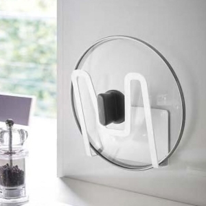 【お取り寄せ商品】マグネット 鍋蓋ホルダー Plate(プレート) ホワイト