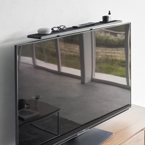 【お取り寄せ商品】テレビ上ラックワイド 100 smart(スマート) ブラック