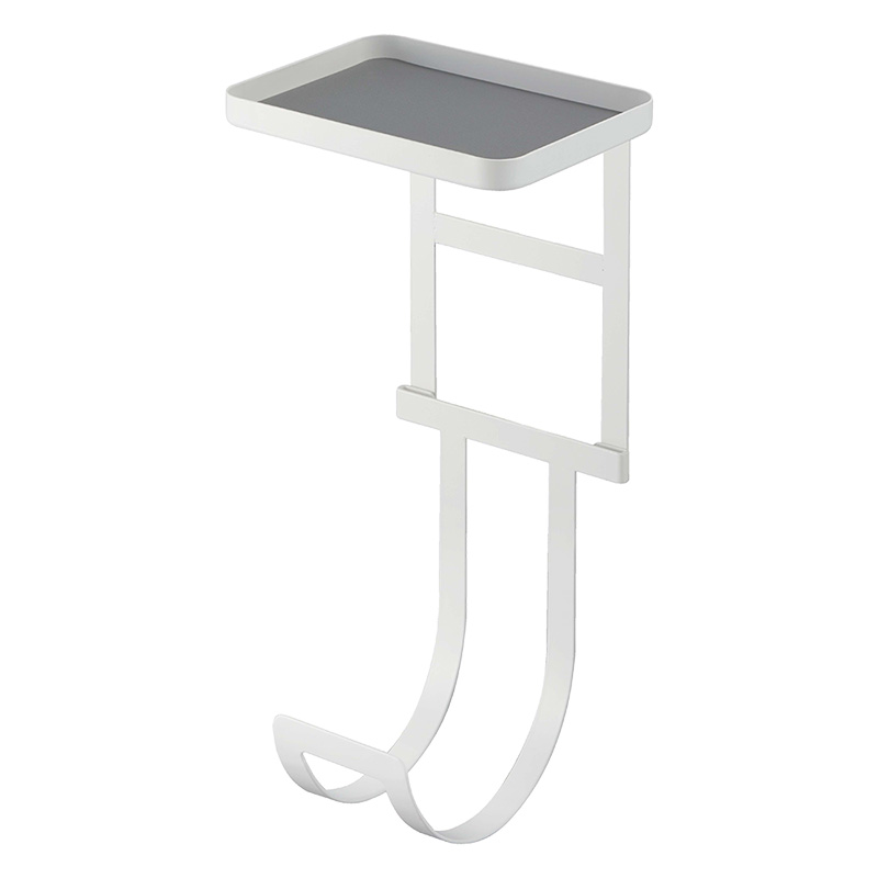 【お取り寄せ商品】トイレットペーパーホルダー上ラック 2段 Plate(プレート) ホワイト