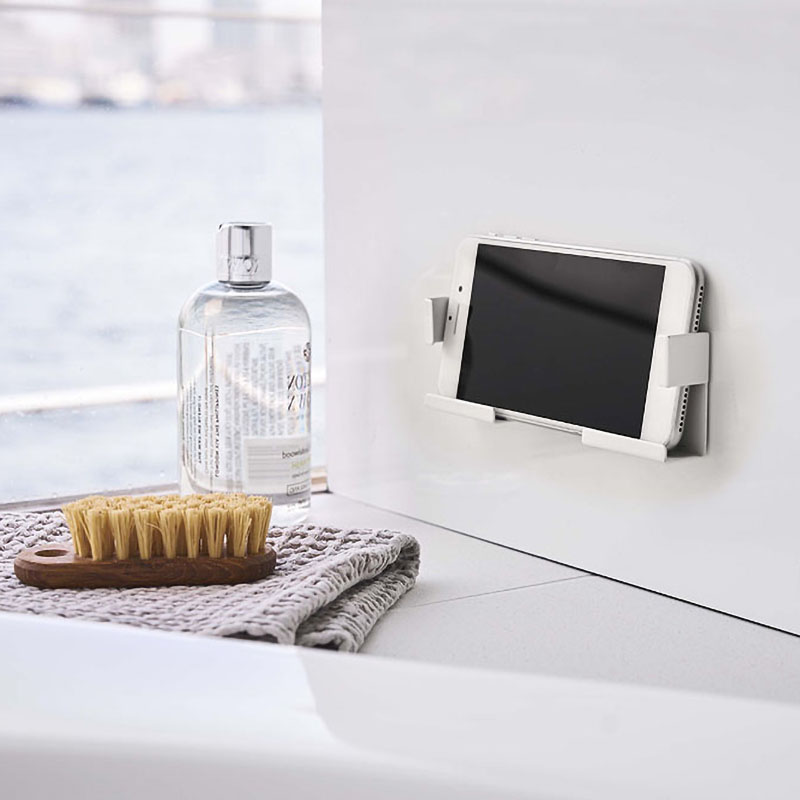 【お取り寄せ商品】マグネットバスルームタブレットホルダー MIST(ミスト) ホワイト