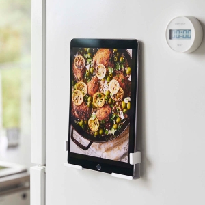 【お取り寄せ商品】マグネットタブレットホルダー Plate(プレート) ホワイト