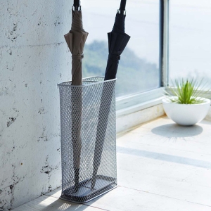 【お取り寄せ商品】かさたて スリムメッシュ シルバー