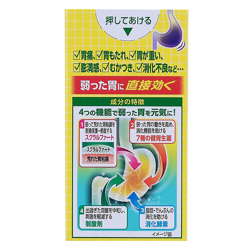 【第2類医薬品】スクラート胃腸薬S 36錠