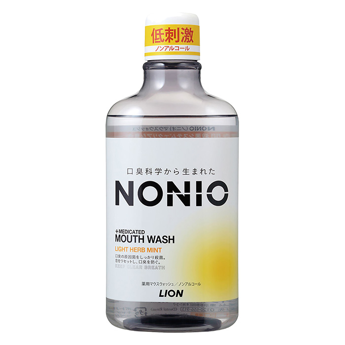 NONIOマウスウォッシュ ノンアルコール ライトハーブミント香味 600ml